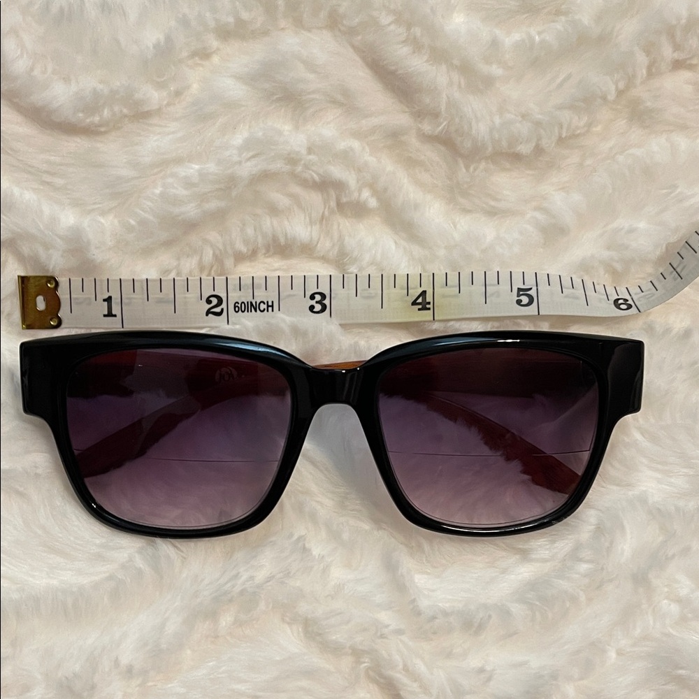 Joy Mangano +2.00 Blue, Brown Readers & Black Sunglasses - Picture 12 of 15